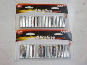 32 ct Alkaline AAA Batteries...