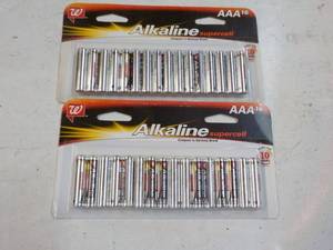 32 ct Alkaline AAA Batteries...