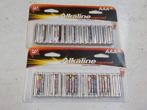32 ct Alkaline AAA Batteries...