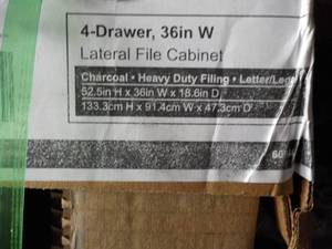 Choice of 4 Drawer New 36 Wide Lat...