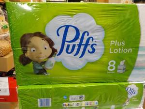 8 boxes Puffs 2 ply Facial Tissues...