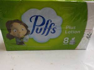 8 boxes Puffs 2 ply Facial Tissues...
