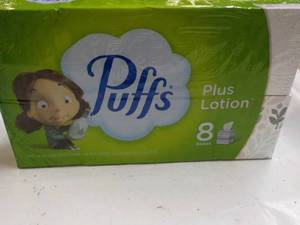 8 boxes Puffs 2 ply Facial Tissues...