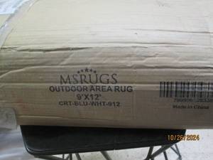 lot 72 image: oms rugs outdoor area rug 9 foot x ...