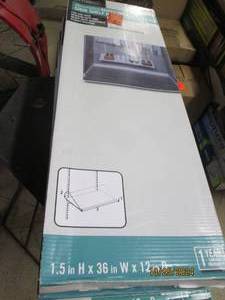 lot 28 image: everbuilt decorative shoe shelf kit...