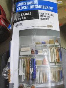 lot 31 image: everbuilt adjustable closet organiz...