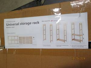 lot 36 image: universal storage rack...