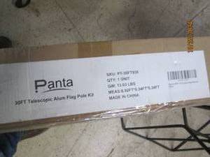 lot 44 image: panta 30 foot telescoping aluminum ...