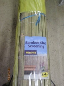 lot 45 image: bamboo slat screening...