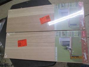 lot 73 image: lot of 2 lite feel wood 23.6 inch x...