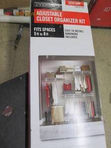 lot 79 image: everbuilt adjustable closet organiz...