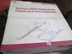 lot 162 image: case of 6pack of recessed lighting ...