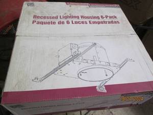 lot 163 image: case of 6pack of recessed lighting ...