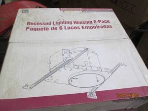 lot 164 image: case of 6pack of recessed lighting ...
