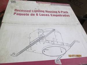 lot 165 image: case of 6pack of recessed lighting ...