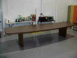 lot 15 image: Large 12 x 4 Office  Conference  Breakroom Table