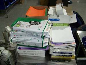 lot 52 image: Miscellaneous Lot of Office Printer Paper, Folders, Dividers, Labels, etc.
