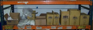 lot 56 image: Miscellaneous Shipping Supplies - Uline Thank You Bags, Poly Bags, Recloseable Bags and Boxes