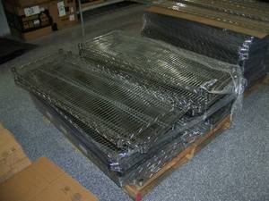 lot 60 image: Lot of Metal Shelving Racks