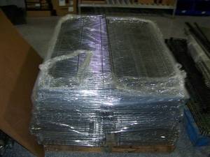 lot 61 image: Lot of Steel  Metal Shelving Racks