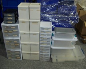 lot 69 image: Storage Drawers and Bins