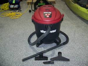 lot 100 image: Shop Vac 12-Gallon Quiet Plus Vacuum & Attachments