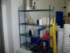 lot 115 image: Metal Shelf  Shelving Unit