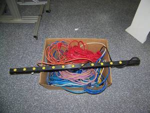 lot 132 image: Large LOT of Miscellaneous AC Power Extension Cords  Cables