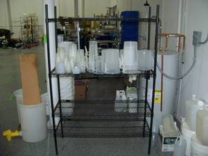 lot 136 image: ULine Metal Shelving Unit  Rack