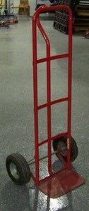 lot 145 image: Continuous Handle Steel Hand Truck  Dolly
