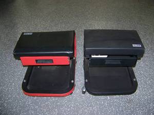 lot 146 image: (2) ULine Padded Work Rollers