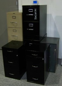lot 151 image: Lot of Six (6) File Cabinets