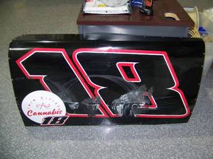 lot 162 image: MAN CAVE item  Race Car Door Panel