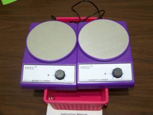 lot 169 image: (2) HYCC Magnetic Laboratory Hotplate Stirrers