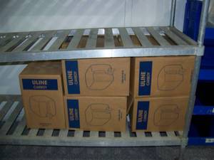 lot 181 image: (9) ULine Carboy 5-Gallon Jugs - New in Box