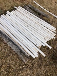 White Steel Tubes (40 pieces)