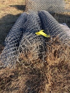 3 Rolls of Used Chain Link Fence (65)