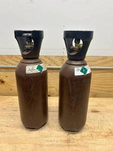 lot 172 image: Lot of 2- Helium Tanks