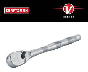 lot 37 image: CRAFTSMAN V-Series 96-Tooth 12-in Drive Comfort Grip Handle Ratchet (10282410)