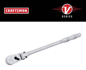 lot 38 image: CRAFTSMAN V-Series 80-Tooth 14-in Drive Comfort Grip Handle Ratchet (1028248)
