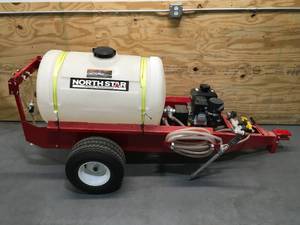 lot 12 image: Northstar Tow-Behind Trailer Sprayer With 55-Gallon Tank (Retail $2,199.99) (103024407)