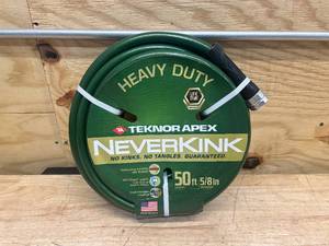 lot 26 image: TEKNOR APEX Neverkink 58 in. x 50 ft. Heavy Duty Garden Hose