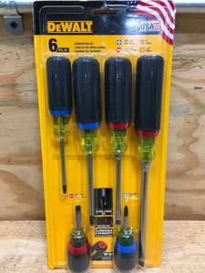 lot 103 image: DeWalt 6-Piece Screwdriver Set