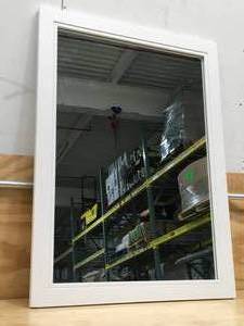 lot 45 image: Crest Hill 22 White Mirror Model # 1541MR-22-201