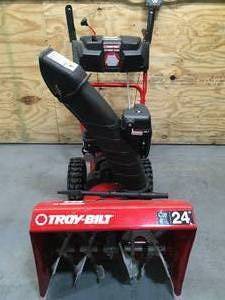 lot 47 image: Troy-Bilt Storm 2420 24 Snow Blower Model # 31AS6KN2B23