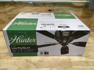 lot 50 image: Hunter Low Profile IV Ceiling Fan - 42 Inch, Indoor