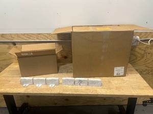 lot 151 image: Lot of 6 Boxes of- Gray Marble Faux Stone Decorative No-Dig Edging (15 per box)