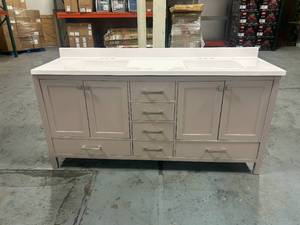 lot 5A image: LONDON 72 Double Sink Vanity