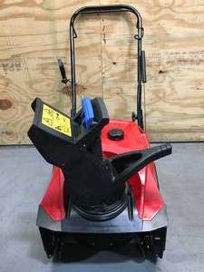 lot 30A image: Toro 18 Power Clear 518 ZE Electric Start Gas Snowblower Model # 38475