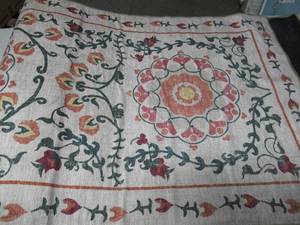 lot 24 image: Ruggable 30.5 x 82 Runner Rug-  Floral Pattern